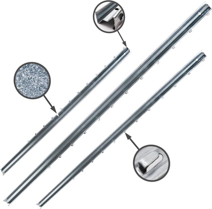 Produktbild Aquagart 50m Wildzaun Forstzaun 160/20/15+ Pfosten + Spanndraht