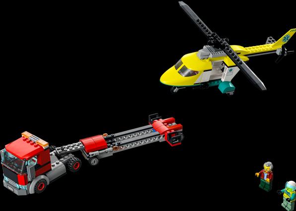 Produktbild LEGO Hubschrauber Transporter (60343, LEGO City)