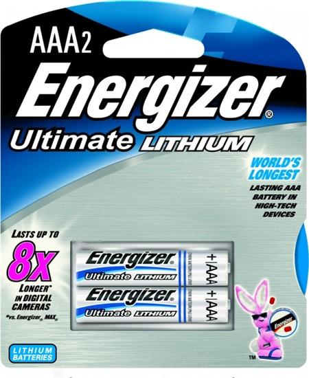 Actual product image Energizer Ultimate Lithium (2 pcs., AAA, 1250 mAh)
