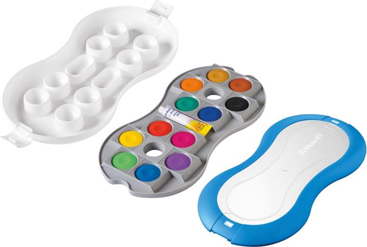 Immagine prodotto Pelikan Coprire la scatola di vernice Spazio (12 colori, 1 bianco opaco)