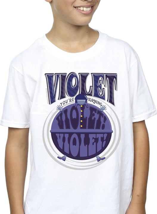 Image du produit Willy Wonka & the Chocolate Factory - T-shirt VIOLET TURNING VIOLET - Garçon (104)