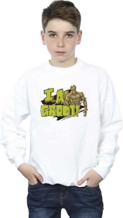 Actual product image Guardians of the Galaxy Boys I Am Groot Sweatshirt (152, 158)