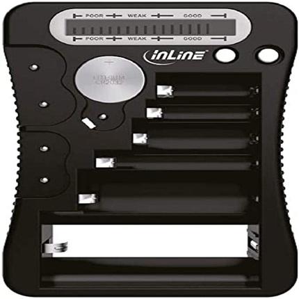 Produktbild InLine Batterietester mit LCD-Anzeige