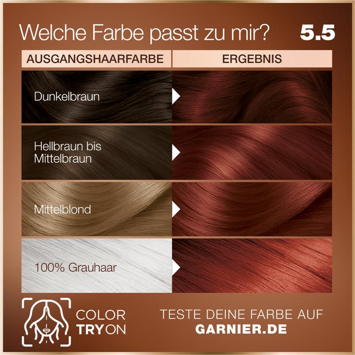 Actual product image Garnier Good Colour (6 Mochaccino brown)