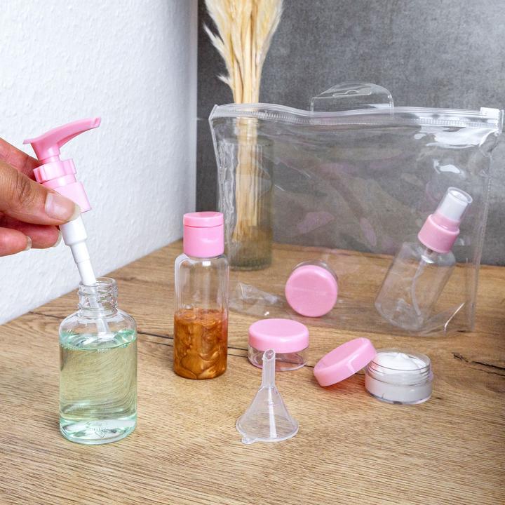 Produktbild Intirilife Flaschen Set in ROSA TRANSPARENT