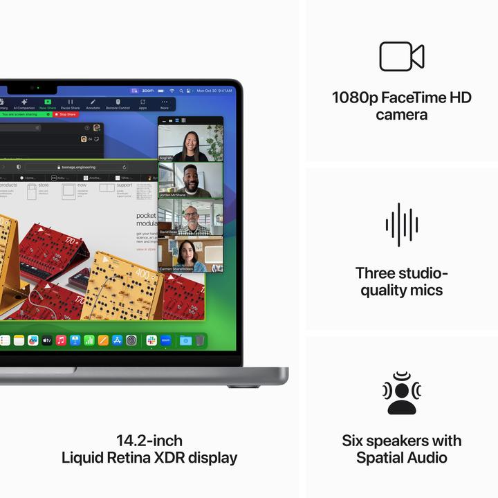 Image du produit Apple MacBook Pro - Late 2023 (14", M3, 16 Go, 1000 Go, CH)
