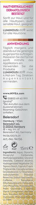 Immagine prodotto NIVEA DUPLIKAT Cellular Luminous630 Crema Occhi Anti-Occhiaie (Crema, 15 ml)