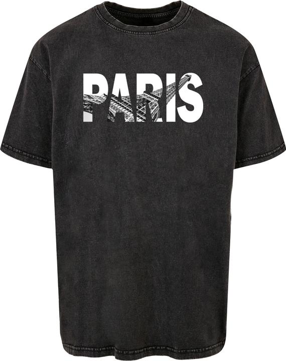 Produktbild Merchcode Paris Eiffel Tower Acid Washed Oversize Tee - 117193 (3XL)