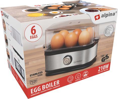 Actual product image Alpina Garden Egg boiler 210 W (EU plug)