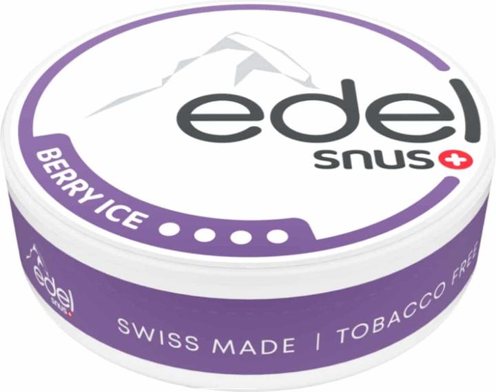 Actual product image Edelweiss Berry (All White Slim) (Nicotine Pouches, 20 mg)