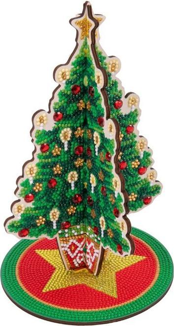 Produktbild Craft Buddy Crystal Art 3D-Weihnachtsbaum – Kreativset für festliche Szenen