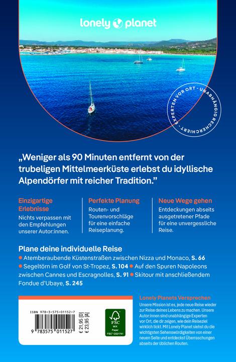 Produktbild Reiseführer Provence & Côte d'Azur (Deutsch, Chrissie McClatchie, Ashley Parsons, Michael Frankel, 2024)