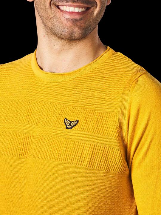 Produktbild Pme Legend Crew Neck Strukture Knit sand (3XL)