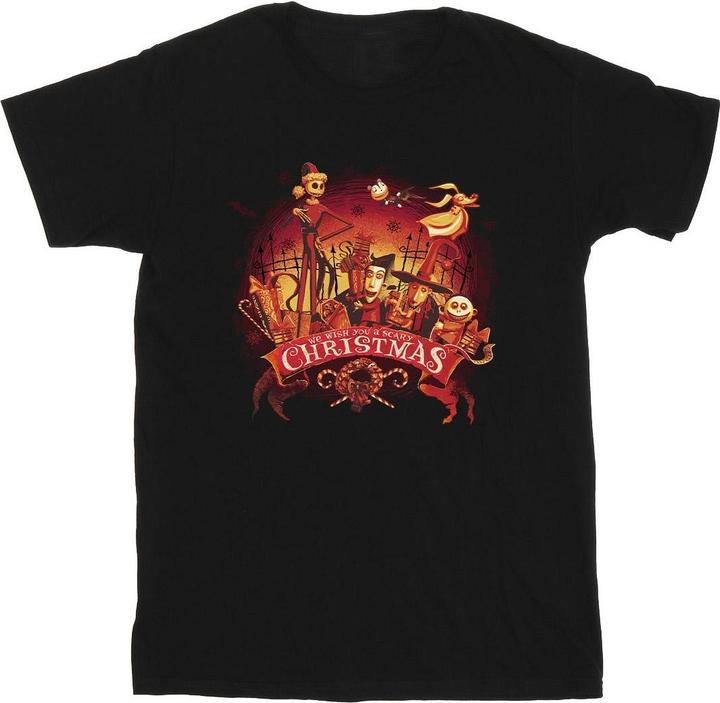 Image du produit Disney - T-shirt THE NIGHTMARE BEFORE CHRISTMAS SCARY CHRISTMAS - Homme (XL)