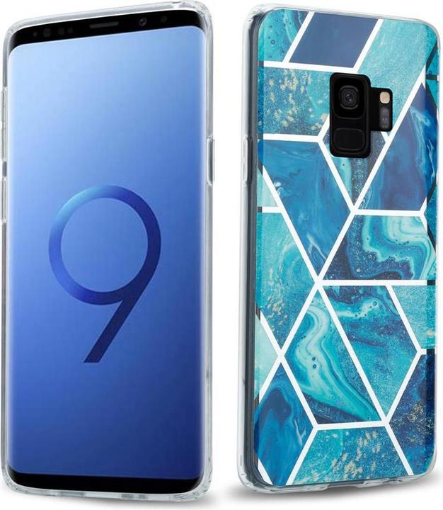 Produktbild Cadorabo IMD TPU Bunter Marmor Cover (Samsung Galaxy S9+)