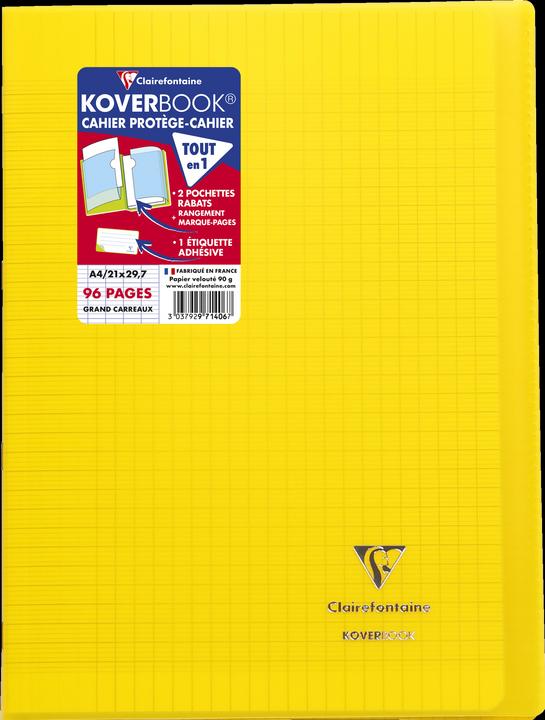 Immagine prodotto Clairefontaine KOVER BOOK Libretto occhialini (A4, Rigatura speciale, Copertina rigida)