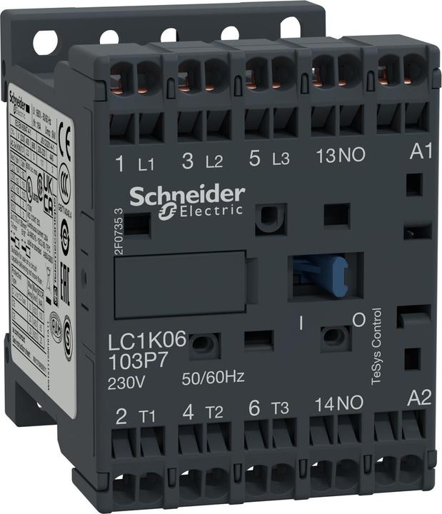 Image du produit Schneider Electric Petit contacteur 3P+F 230 V 6A