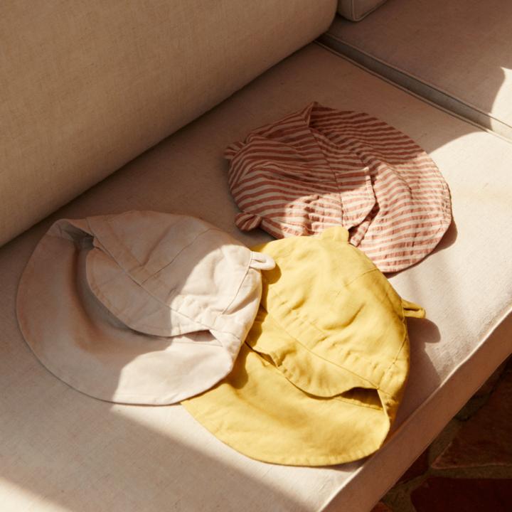Image du produit Liewood Gorm Chapeau de soleil en lin avec oreilles Sandy