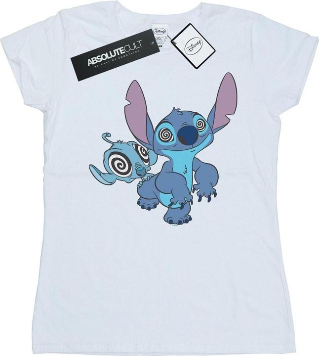 Actual product image Disney Womens/Ladies Lilo And Stitch Hypnotized Cotton T-Shirt (XXL)