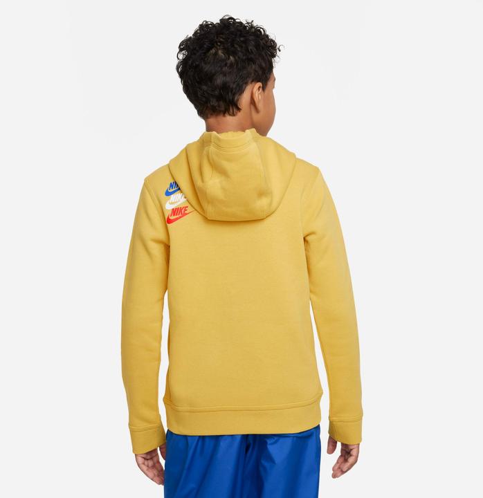 Actual product image Nike B Nsw Si Flc Po Hoodie Bb,Vivi Vivid Sulfur S (S)