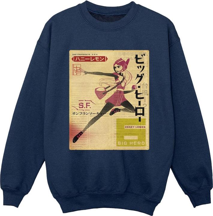 Immagine prodotto Disney Big Hero 6 Baymax Honey Lemon Newspaper Felpa Ragazzi (116)
