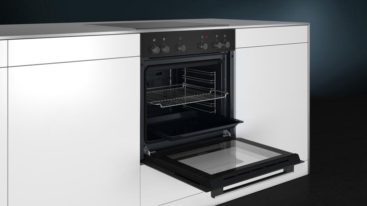 Actual product image Siemens iQ100, built-in cooker, 60 x 60 cm, black, stainless steel, HE010FBA0