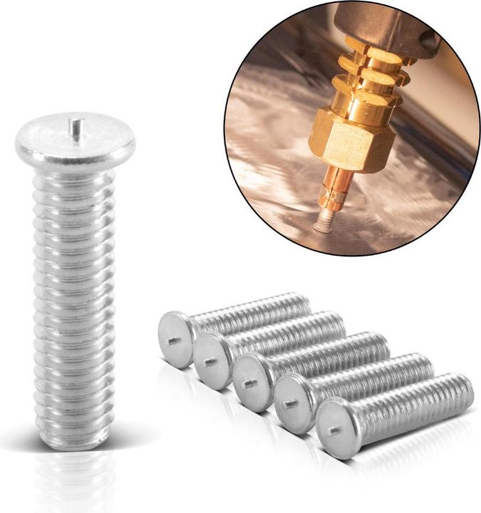 Image du produit Stahlwerk Goujons de soudure en aluminium M4 set of 100 Smart Repair dent spotter accessories