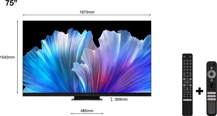 Image du produit TCL 75C935 (75", C935, Mini-LED, 4K, 2022)