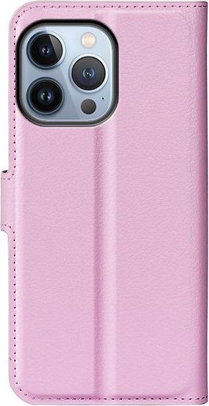 Actual product image MU Classic Litchi Leather Bookcover Series (Apple iPhone 14 Pro)