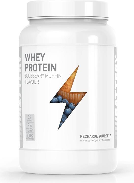Battery Nutrition Battery Whey Protein (Blueberry Muffin, 800 g)