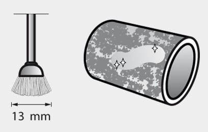 Produktbild Dremel Messingbürste Ø 13,0 mm (2 Stück)