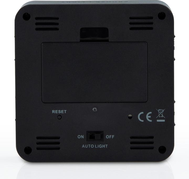 Actual product image Alecto AK-20 Digital Alarm Clock with Thermometer (Black)