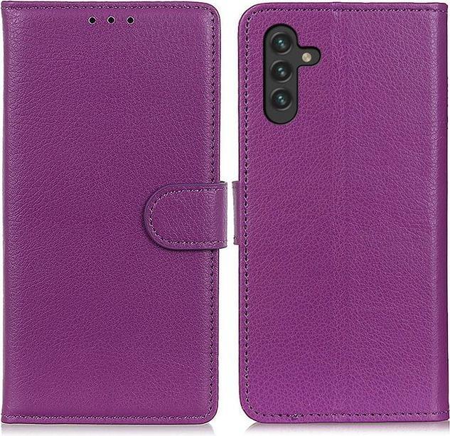 Productafbeelding MU Classic Litchi Leren Boekomslag Serie (Samsung Galaxy A13 5G, Samsung Galaxy A04S)
