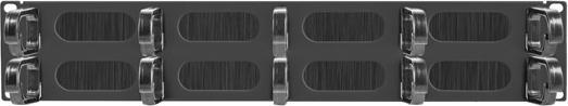 Immagine prodotto Lanberg AK-1204-B Accessori per rack Pannello di gestione dei cavi