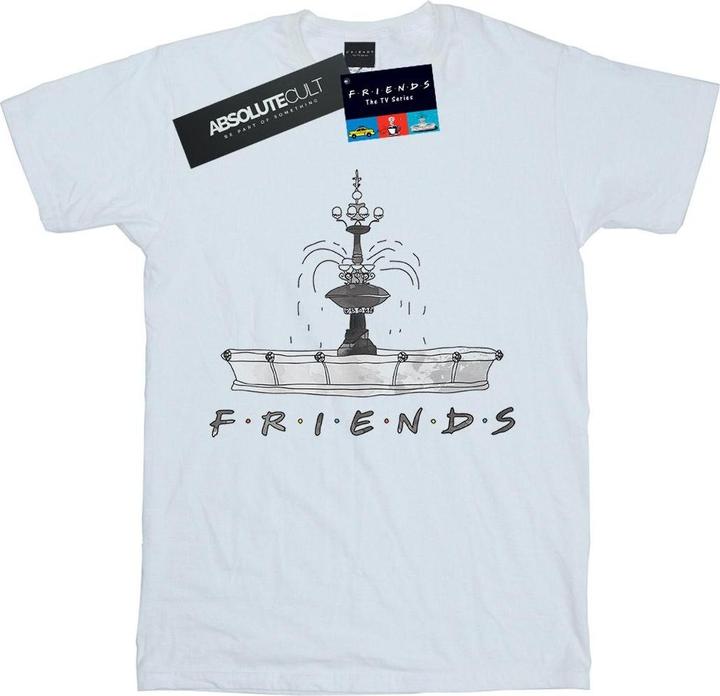 Friends Fountain Sketch TShirt (S)