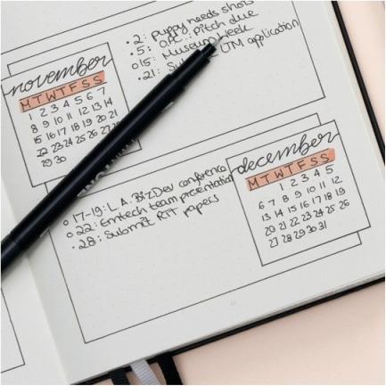 Actual product image Leuchtturm1917 bullet journal (A5, Dotted, Hardcover)