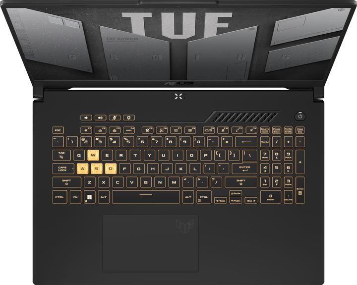 Actual product image ASUS TUF Gaming F17 FX707ZC4-HX008 Core i5-12500H | 15.6"-144Hz | 16GB | 512GB | No OS | RTX3050 (17.30", Intel Core i5-12500H, 16 GB, 512 GB)