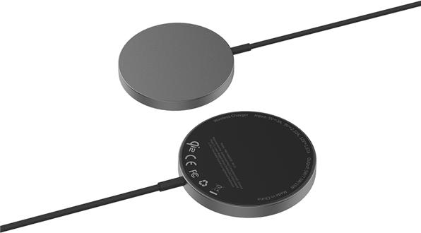 Actual product image Mako Magnetic Wireless Charger Disc Qi2 (15 W)