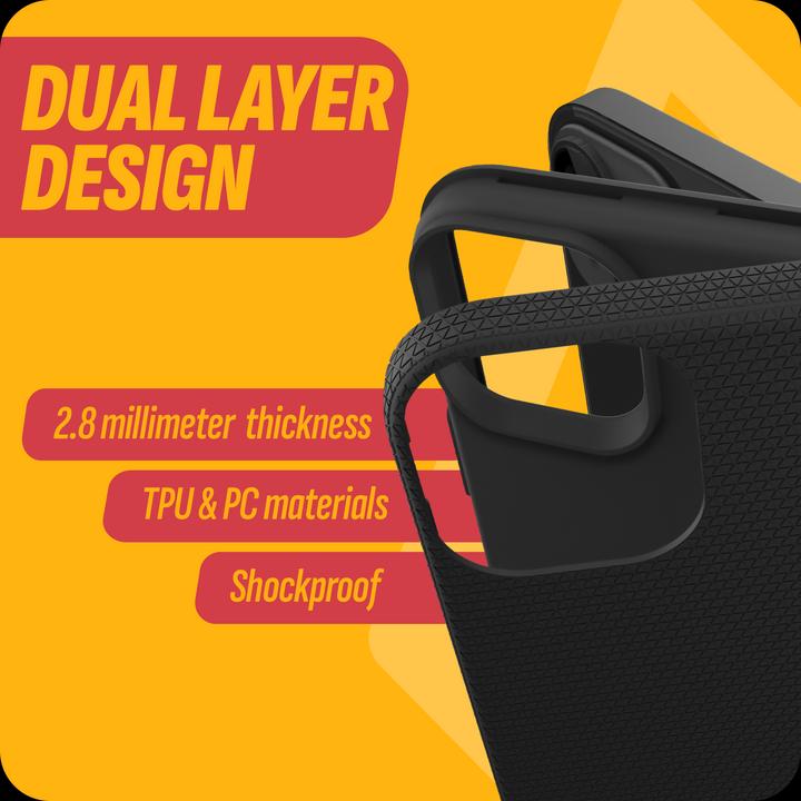 Actual product image Cazy Robust textured cover Non-slip texture (Apple iPhone 16 Pro Max)