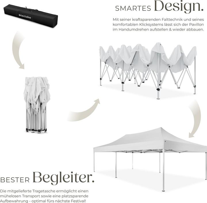 Image du produit tectake Tonnelle (600 cm, 300 cm)