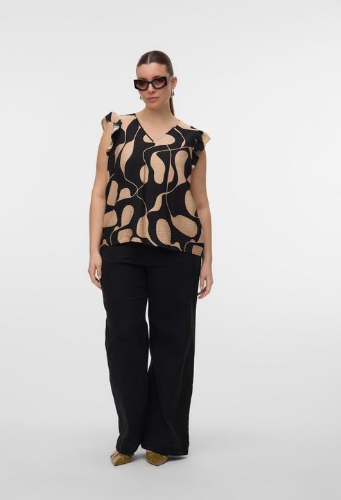 Produktbild Vero Moda VMCKAYLA Hohe Taille Weiter Beinschnitt Jeans Weit geschnitten (44)