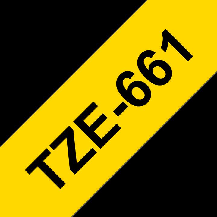 Produktbild Brother Tze-661 (3.60 cm, Schwarz, Gelb)