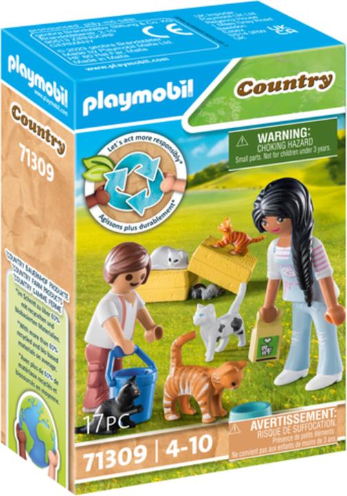 Produktbild Playmobil Katzenfamilie (71309, Playmobil Country)