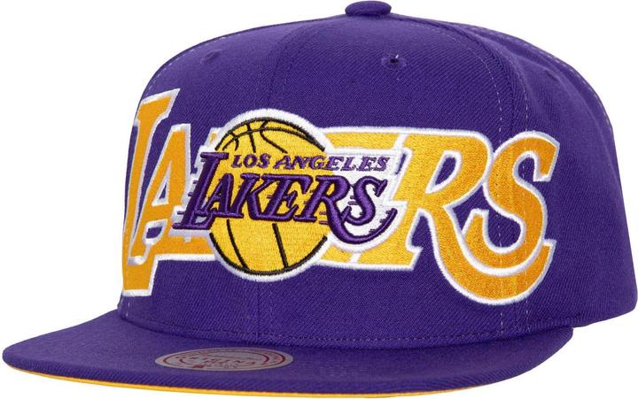 Mitchell & Ness Snapback Cap FULL FRONTAL Los Angeles Lakers (One Size)
