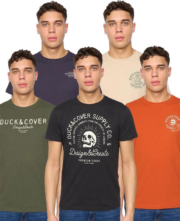 Produktbild Duck and Cover Mullbarry TShirt (5erPack) (L)