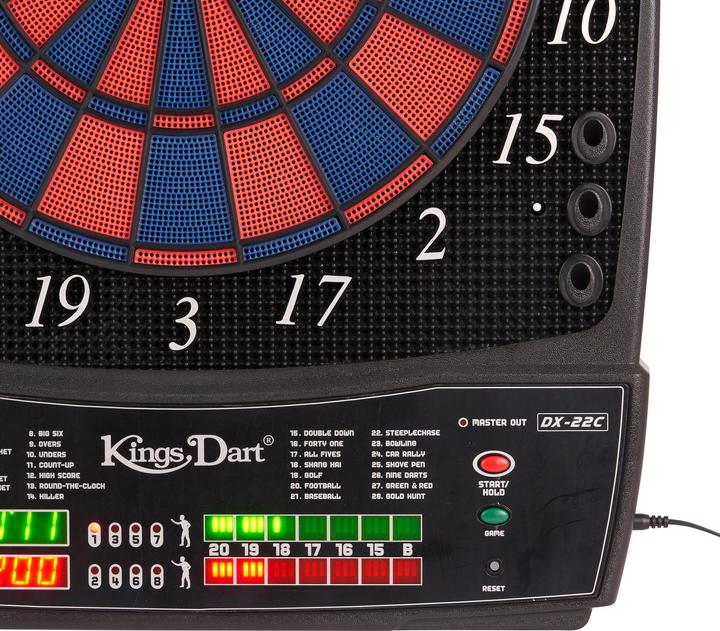 Actual product image Kings Dart Electronic dartboard with luxury equipment
