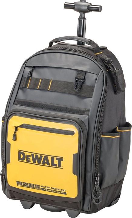 Image du produit DeWalt Sac à dos à outils avec poches de la série Soft Storage sur roulettes, poignée télescopique (46 pièces)