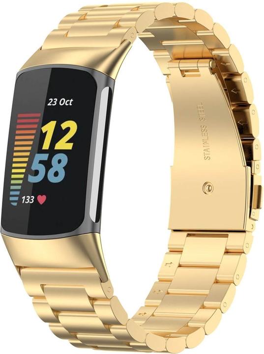 Image du produit Cover-Discount Fitbit Charge 6 - Mailles du bracelet en acier inoxydable (Acier inoxydable)