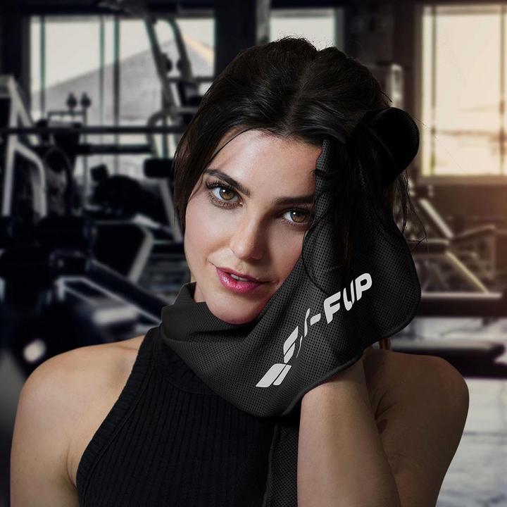Produktbild Fit-Flip Airflip Towel Kühlhandtuch Mikrofaser mit Tasche 100x30cm (100 x 30 cm)