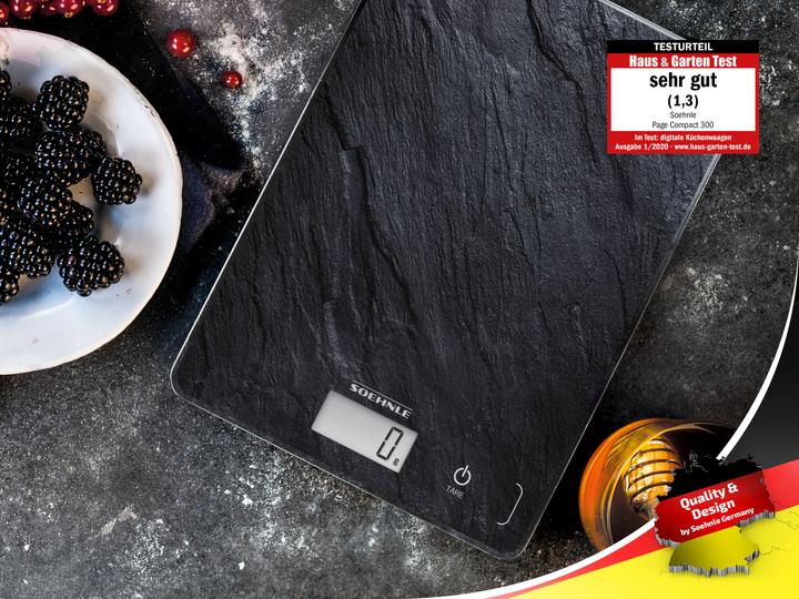 Immagine prodotto Soehnle Bilancia da cucina digitale Page Compact 300 Slate